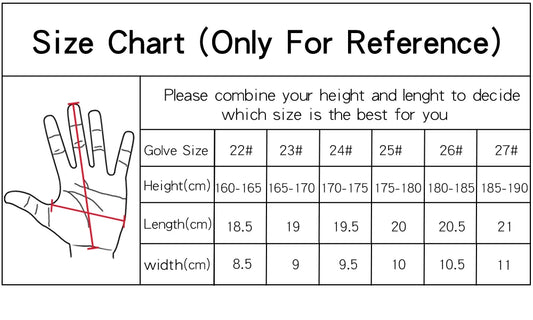 Men's Genuine Sheepskin Golf Glove Breathable Anti-Slip Left/Right