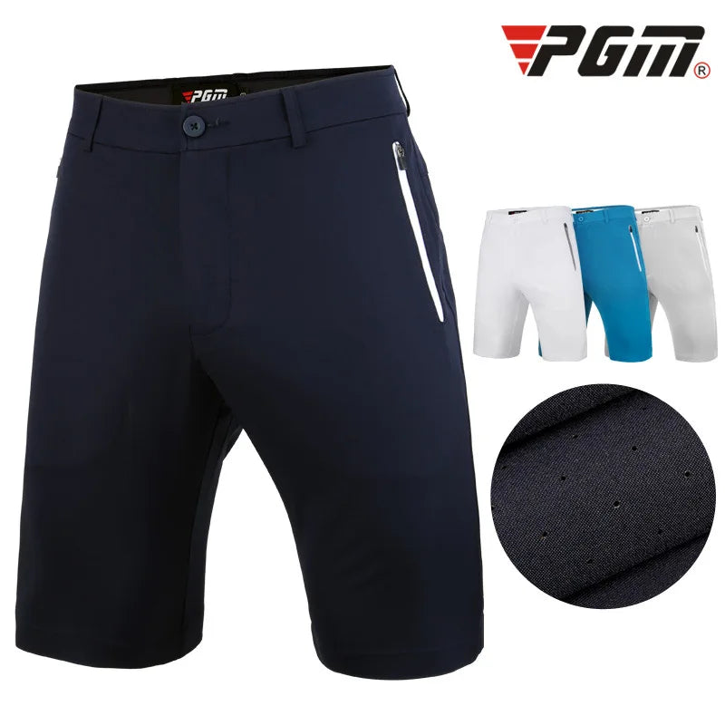 PGM Men's Golf Shorts Breathable Stretch Sports Shorts