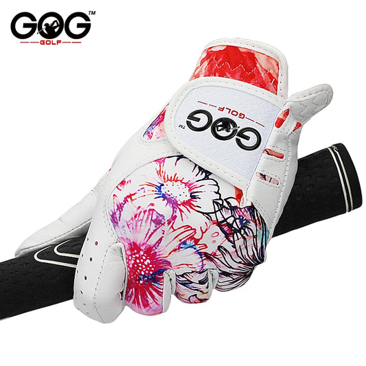 GOG Women's Sheepskin Golf Gloves Leather Lycra Left Right Hand