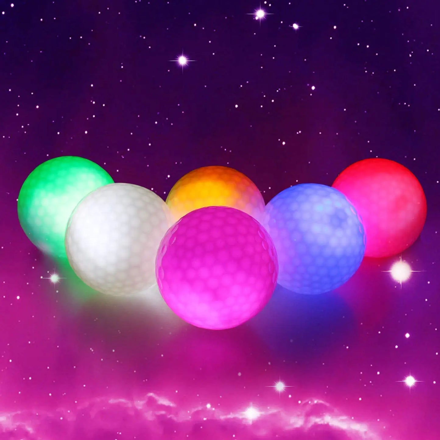 Crestgolf LED Glow Golf Balls Night Light 3-30pcs Pack