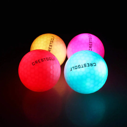 Crestgolf LED Glow Golf Balls Night Light 3-30pcs Pack
