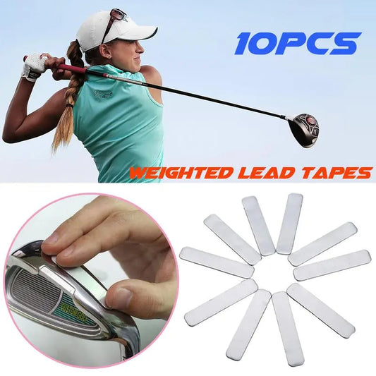 10PCS Golf Lead Tape Strips Adhesive Weight for Club Iron Putter