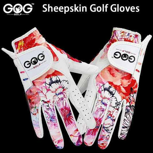 GOG Women's Sheepskin Golf Gloves Leather Lycra Left Right Hand