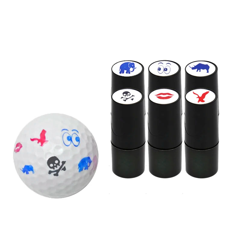 Golf Ball Stamp Marker Quick-Dry Colorfast Ball Stamper 1PC